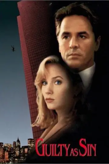 Poster to the movie "Guilty as Sin" #1059122