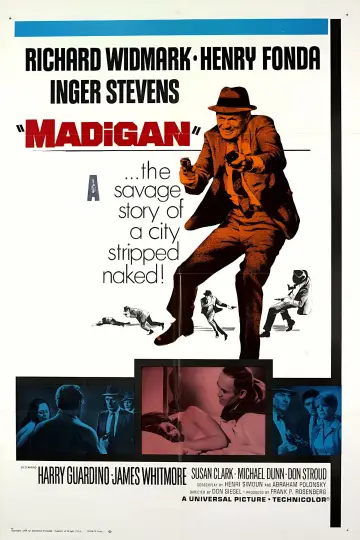 Poster to the movie "Madigan" #663202