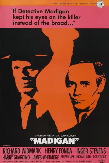 Poster to the movie "Madigan" #663206