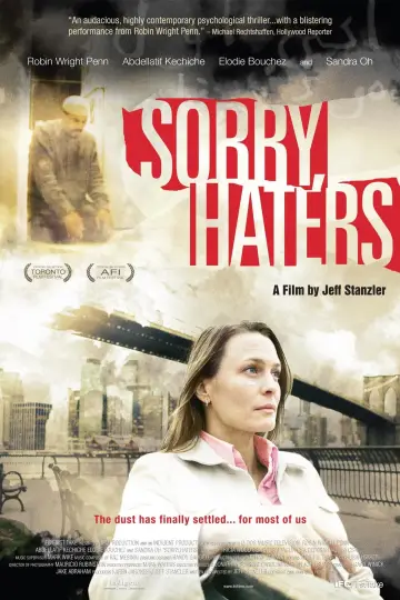 Poster to the movie "Sorry, Haters" #716361