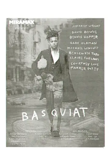 Poster to the movie "Basquiat" #902487