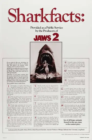 Poster to the movie "Jaws 2" #811844