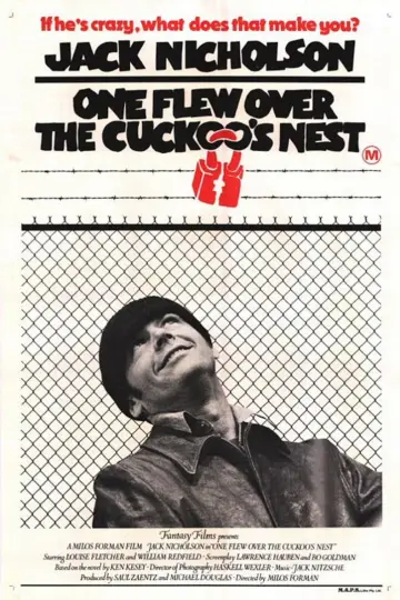 Poster to the movie "One Flew Over the Cuckoo