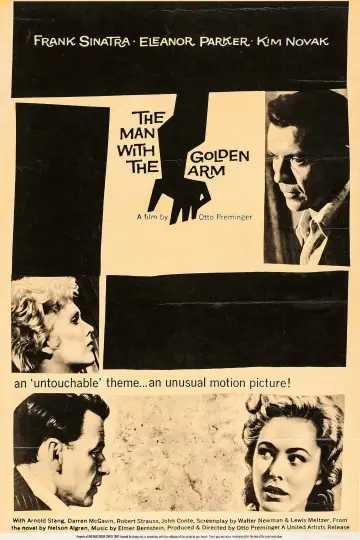 Poster to the movie "The Man with the Golden Arm" #1108303