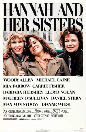 Poster to the movie "Hannah and Her Sisters" #724686