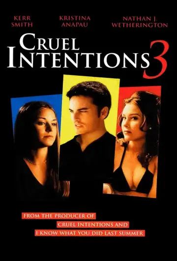 Poster to the movie "Cruel Intentions 3" #861209