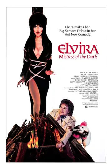 Poster to the movie "Elvira: Mistress of the Dark" #808401