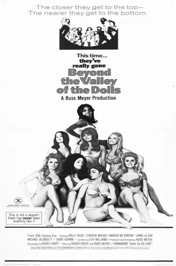 Poster to the movie "Beyond the Valley of the Dolls" #1059937