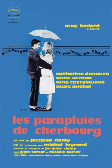 Poster to the movie "The Umbrellas of Cherbourg" #893986