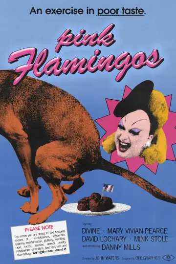 Poster to the movie "Pink Flamingos" #612075