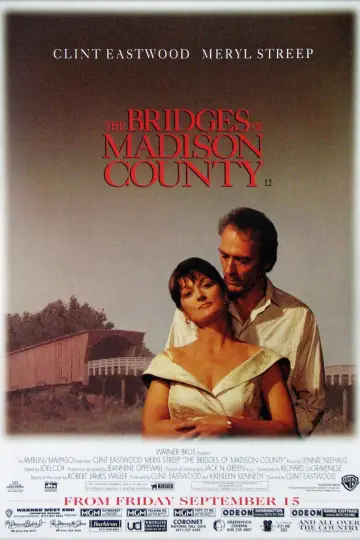 Poster to the movie "The Bridges of Madison County" #710412