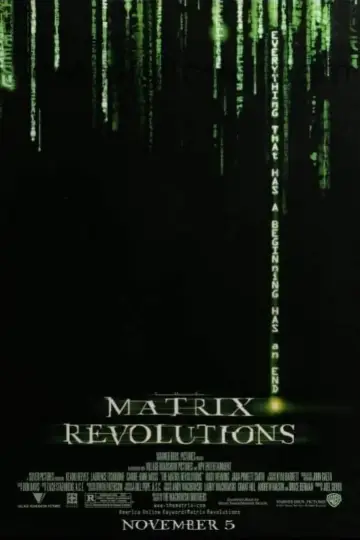 Poster to the movie "The Matrix Revolutions" #34233