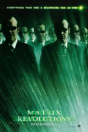 Poster to the movie "The Matrix Revolutions" #604726