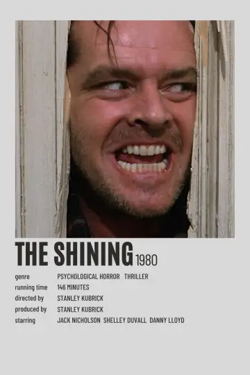 Poster to the movie "The Shining" #1855254