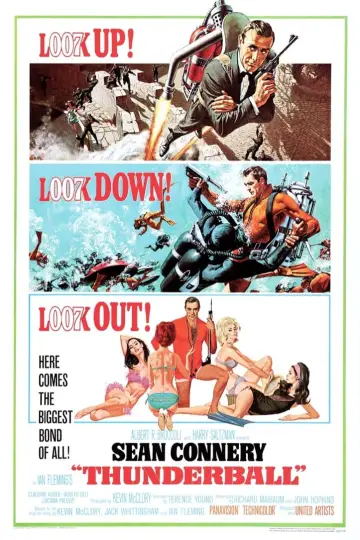 Poster to the movie "Thunderball" #64070