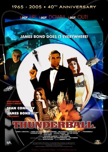 Poster to the movie "Thunderball" #640916