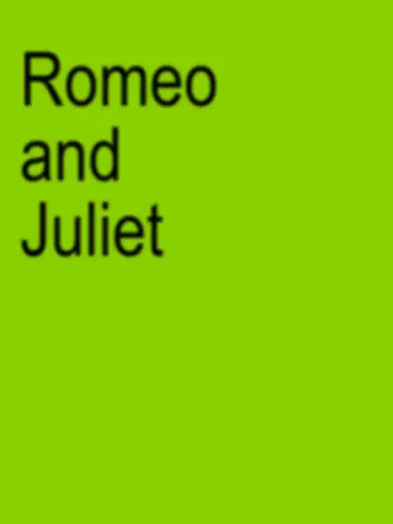 Poster to the movie "Romeo and Juliet" #863031