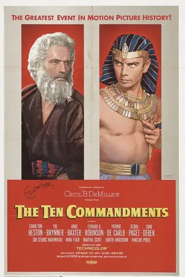 Poster to the movie "The Ten Commandments" #38954