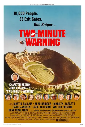 Poster to the movie "Two-Minute Warning" #1637369