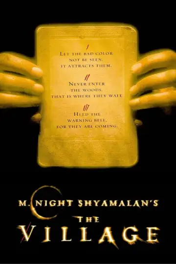 Poster to the movie "The Village" #283869