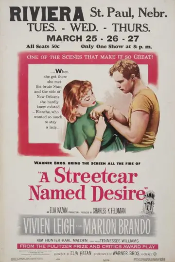 Poster to the movie "A Streetcar Named Desire" #1799784