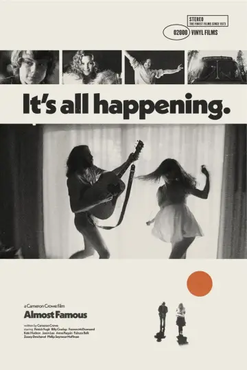 Poster to the movie "Almost Famous" #931238