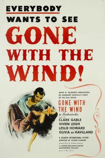 Poster to the movie "Gone with the Wind" #1178983