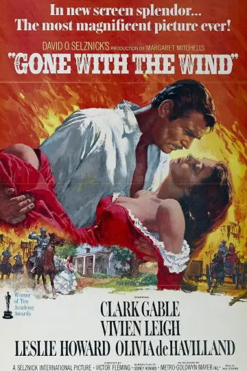 Poster to the movie "Gone with the Wind" #1529986
