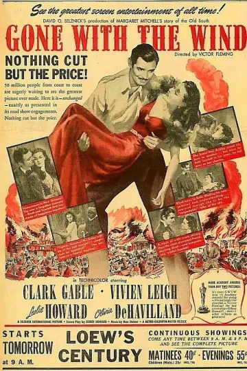 Poster to the movie "Gone with the Wind" #1529994
