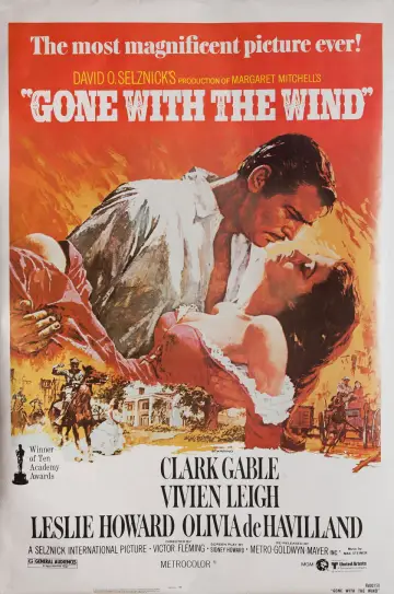 Poster to the movie "Gone with the Wind" #835200