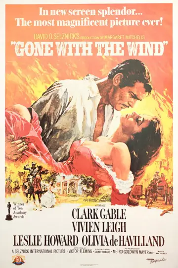 Poster to the movie "Gone with the Wind" #835201