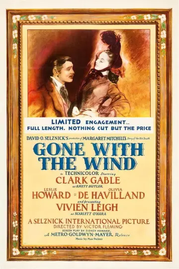 Poster to the movie "Gone with the Wind" #835218
