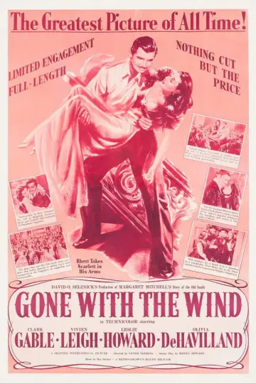 Poster to the movie "Gone with the Wind" #835245