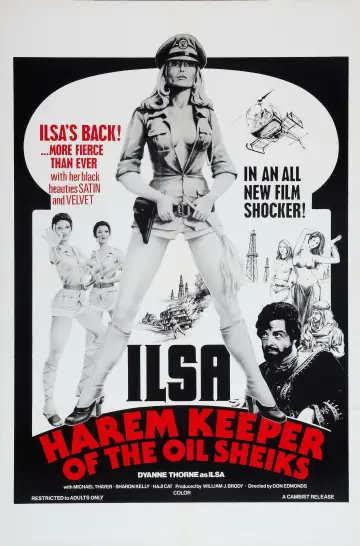 Poster to the movie "Ilsa: Harem Keeper of the Oil Sheiks" #1848399