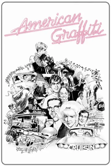 Poster to the movie "American Graffiti" #1353828