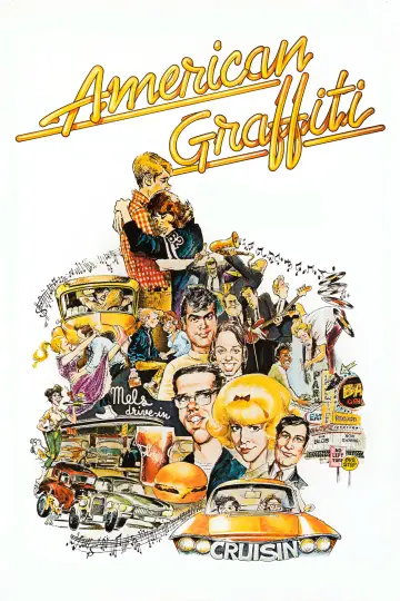 Poster to the movie "American Graffiti" #877905