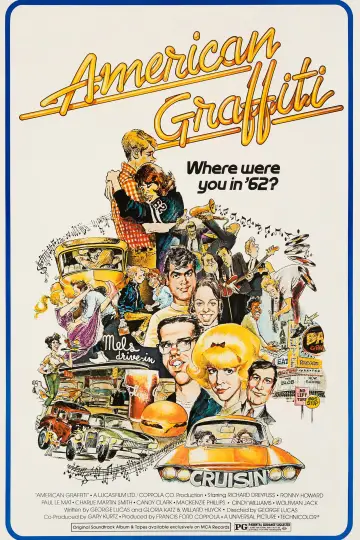 Poster to the movie "American Graffiti" #877923