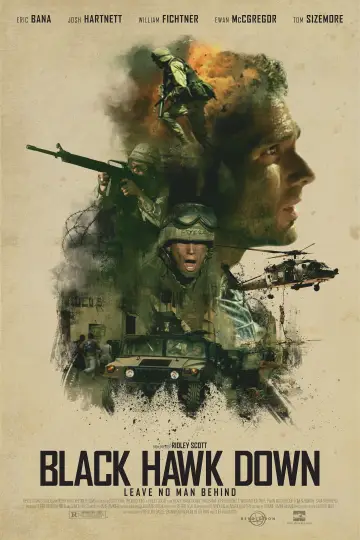 Poster to the movie "Black Hawk Down" #600963