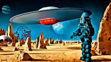 Backdrop to the movie "Forbidden Planet" #1797349