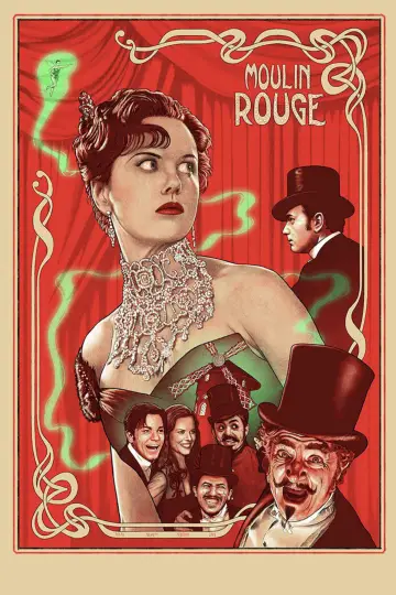 Poster to the movie "Moulin Rouge!" #802221