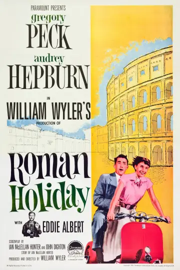 Poster to the movie "Roman Holiday" #838752
