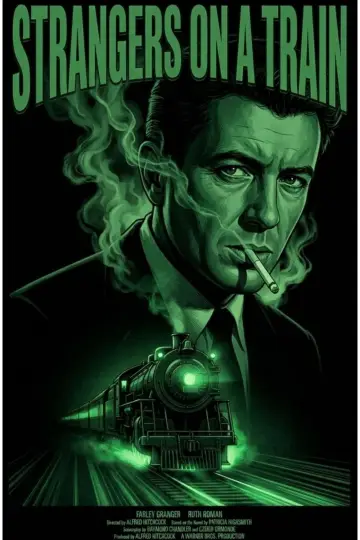 Poster to the movie "Strangers on a Train" #886720