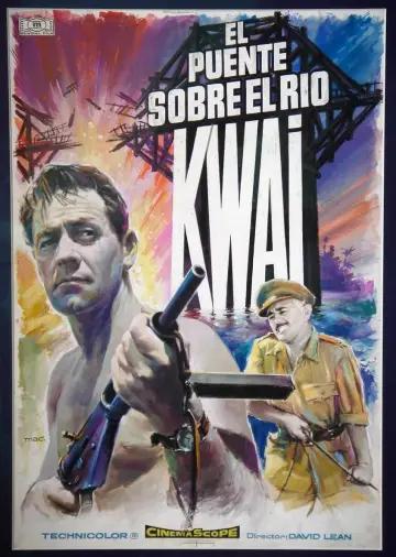 Poster to the movie "The Bridge on the River Kwai" #1628335
