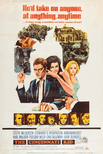 Poster to the movie "The Cincinnati Kid" #1078042