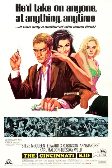 Poster to the movie "The Cincinnati Kid" #1078046