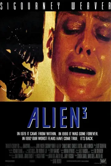 Poster to the movie "Alien³" #78608