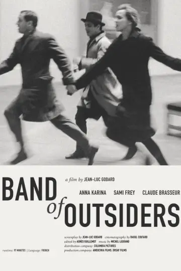 Poster to the movie "Band of Outsiders" #1185187