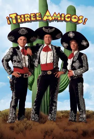 Poster to the movie "¡Three Amigos!" #1829440