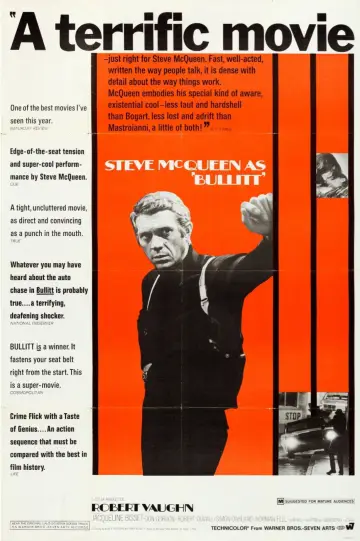 Poster to the movie "Bullitt" #809490