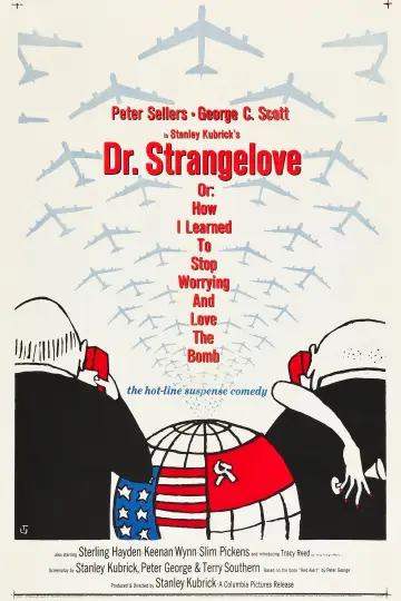 Poster to the movie "Dr. Strangelove or: How I Learned to Stop Worrying and Love the Bomb" #659077